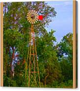 Aermotor - Frankford Church And Cemetery Poster Canvas Print