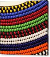 Africa, Kenya Maasai Tribal Beads Canvas Print