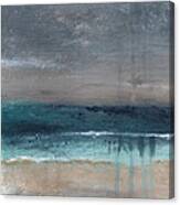 After The Storm- Abstract Beach Landscape Canvas Print
