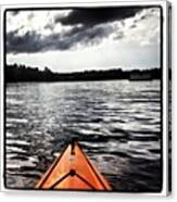 Ahhh Nice 👍 #kayak #water #lake Canvas Print