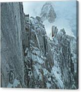 Aiguille Du Midi Mount Blanc Canvas Print