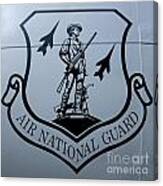 Air National Guard Shield Canvas Print