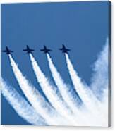 Airplanes In Formation Canvas Print