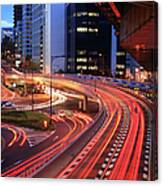 Akasaka Mitsuke Speed Canvas Print