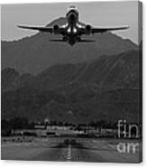 Alaska Airlines Palm Springs Takeoff Canvas Print