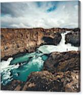 Aldeyjarfoss In Iceland Canvas Print