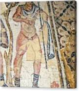 Amazons Hunting Mosaic Canvas Print