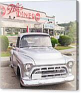 American Classics Tilton Diner Classic Pickup Truck Canvas Print