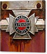 American Lafrance Foamite Badge Canvas Print