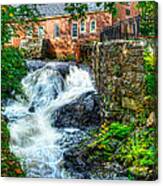 Amesbury Waterfall Canvas Print