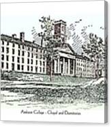 Amherst College - Chapel And Dormitories Canvas Print