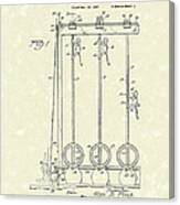 Amusement Device 1938 Patent Art Canvas Print