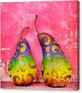 An Artful Pear Canvas Print