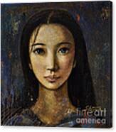 An Enigmatic Face Canvas Print