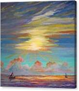 An Evening Sail Canvas Print