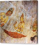 Ancient Cave Painting In Sigiriya. Sri Lanka Canvas Print