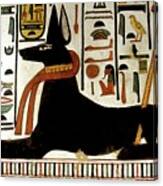 Ancient Egyptian God Anubis Canvas Print