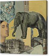 Ancient Elephant Canvas Print