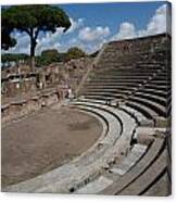 Ancient Theater Canvas Print