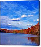 Andrew State Park Lake Canvas Print