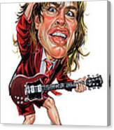 Angus Young Canvas Print
