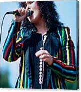 Ann Wilson Of Heart At Day On The Green In Oakland Ca Canvas Print