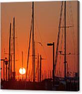 Annapolis Harbor Sunrise Iv Canvas Print