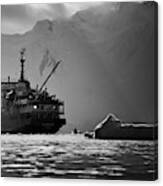 Antarctican Expedition 2013.  Ship Name Canvas Print