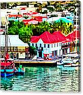 Antigua - St. Johns Harbor Early Morning Canvas Print