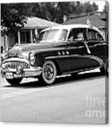 1953 Buick Special - Black And White Canvas Print