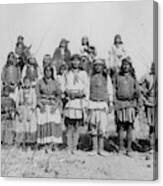 Apache Camp, 1886 Canvas Print