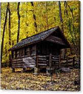 Appalachian Trail Shelter Cabin Canvas Print