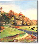 Apple River Valley Il. Autumn Canvas Print