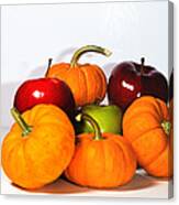 Apples And Pumpkins2 Canvas Print