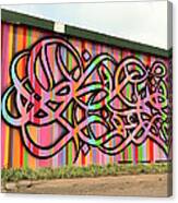 Arabesque Graffiti Canvas Print