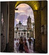 Arc Of The Rose Cadiz Spain Canvas Print