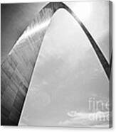 Arch In Black And White Canvas Print