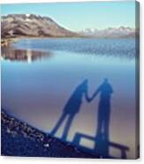 Arctic #love, #svalbard Canvas Print
