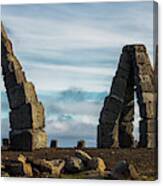 Arctic Stonehenge, Northern Iceland Canvas Print