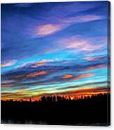Artistic Sky December 16 2014 Colouring The Clouds Canvas Print