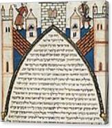 Asarfati, Josef Or Joseph Ca. 1299 Canvas Print