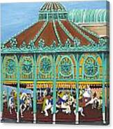 Asbury Park Carousel Iii Canvas Print