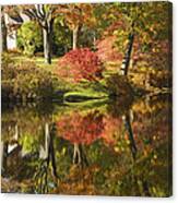 Asticou Azalea Garden - Fall Foliage - Mount Desert Island - Maine Canvas Print