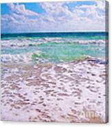 Atlantic Ocean On Florida Beach Canvas Print