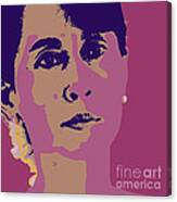 Aung San Suu Kyi Canvas Print