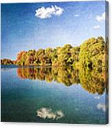 Autumn At Twin Ponds Canvas Print