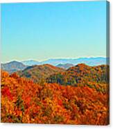 Autumn Blue Ridge Canvas Print