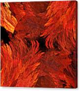 Autumn Fire Abstract Pano 1 Canvas Print