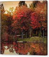 Autumn On The River Canvas Print