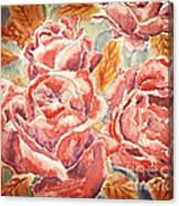 Autumn Roses Canvas Print